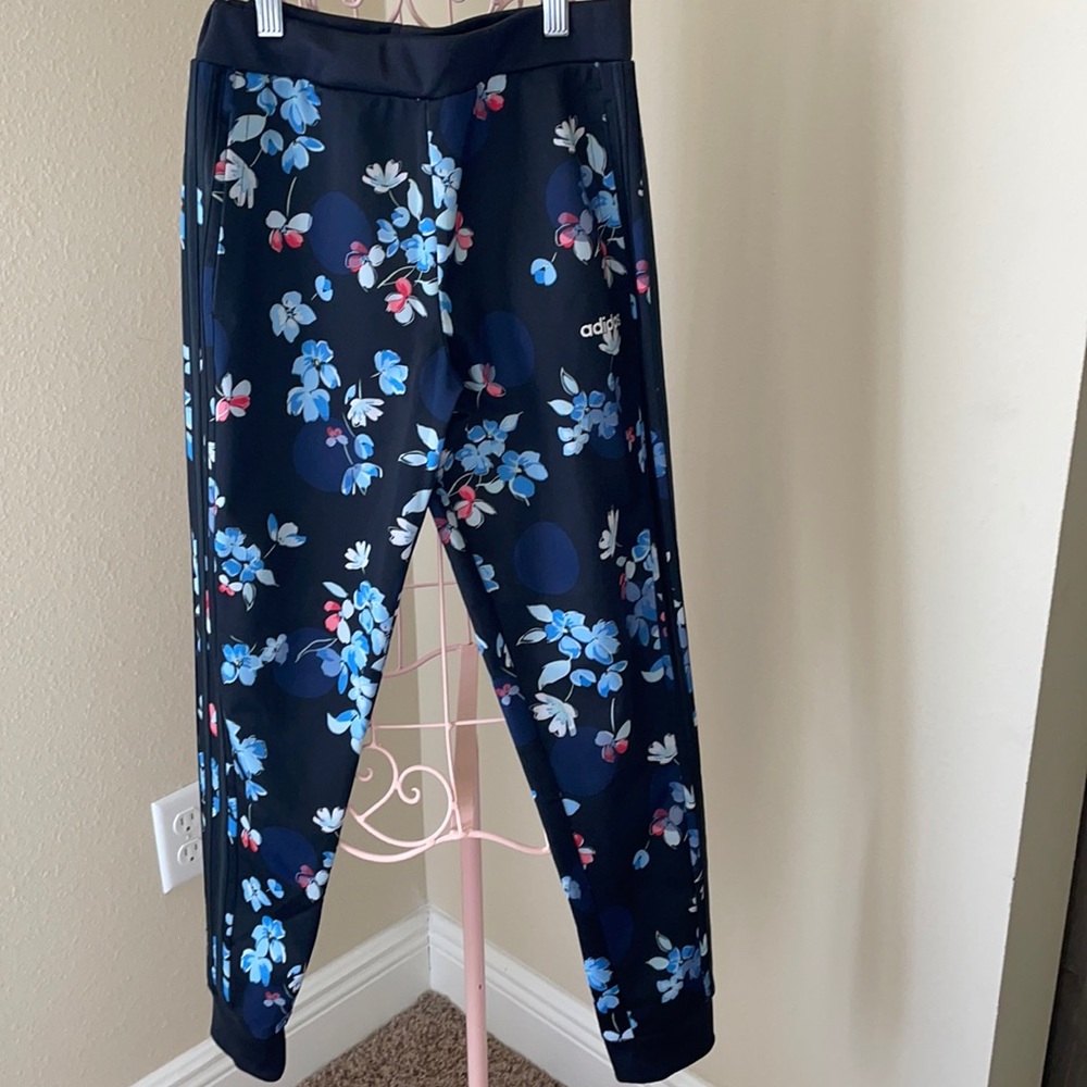 Adidas floral joggers